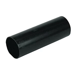 FloPlast RP2.5B Round Line Downpipe - Black 68mm x 2.5m
