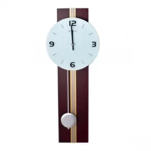 Dark Wood Pendulum Wall Clock