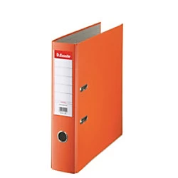 Essentials Lever Arch File Polypropylene A4 75MM Orange - Outer Carton of 20