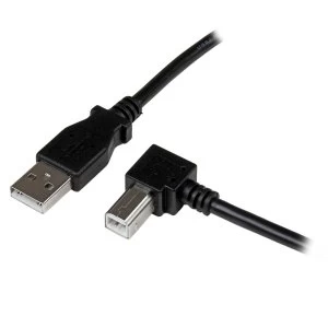 StarTech 1m USB 2.0 A to Right Angle B Cable MM