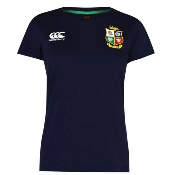 Canterbury British and Irish Lions T Shirt Ladies - PEACOAT