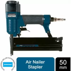 Air Nailer Stapler 50mm 18 Gauge Power Tools 633524 - Silverline