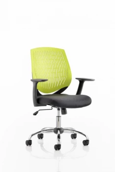 Trexus Dura Task Operator Chair With Arms Green Ref OP000016