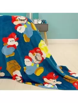 Nintendo Super Mario Fleece Blanket - Multi
