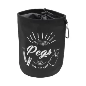 Jvl Large Peg Bag With 120 Prism Soft Touch Clip Pegs