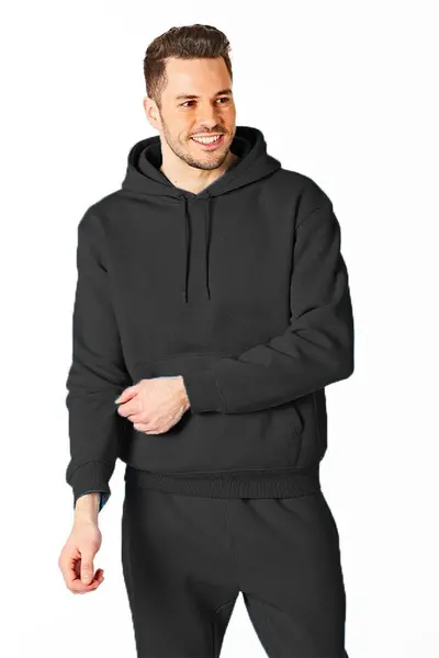 RIPT Essentials Essential Pullover Hoodie Charcoal