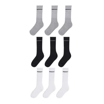 Donnay 10 Pack Quarter Socks Mens - Multi Asst