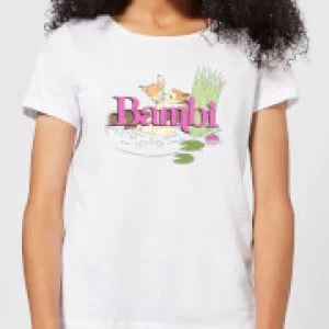 Disney Bambi Kiss Womens T-Shirt - White - XXL