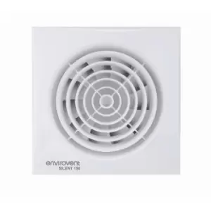 Envirovent Silent 150mm 6" Ultra Quiet WC & Bathroom Extractor Fan with Humidistat & Timer - SIL150HT