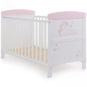 Obaby Grace Inspire Cot Bed Unicorn