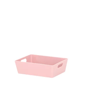 Wham Studio Pink 3.1 Rectangular Basket Set of 5 Plastic - wilko