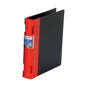 Guildhall GLX Ergogrip Binder Capacity 400 Sheets 4x 2 Prong 55mm A4 Red Pack 2