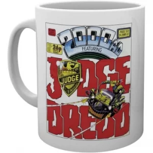 2000AD Judge Dredd Badge Ceramic Mug