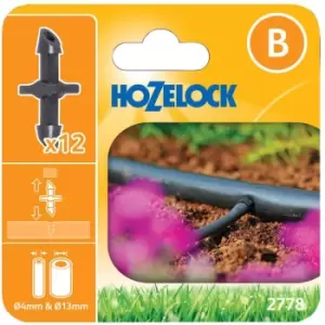Hozelock MICRO Straight Connector 5/32" / 4mm Pack of 12