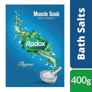 Radox Bath Therapy Muscle Soak Herbal Bath Salts 400g