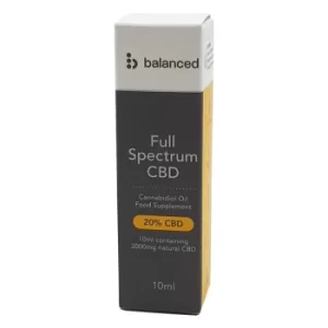 Balanced Full Spectrum CBD Oil 20% 10ml