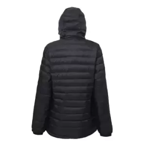 2786 Mens Hooded Water & Wind Resistant Padded Jacket (2XL) (Black)