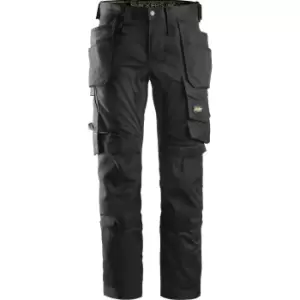 Snickers 6241 Allround Work Stretch Slim Fit Trousers Holster Pockets Black 33" 28"