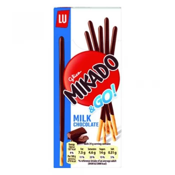 Mikado Milk Sticks Biscuit 39g Pack of 24 750535