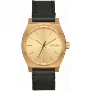 Unisex Nixon The Medium Time Teller Leather Watch