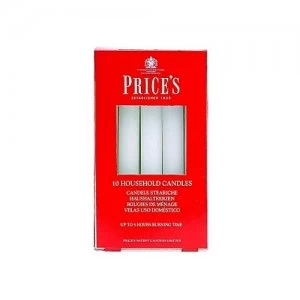 Prices Candles Prices Household Candles - Pack of 10