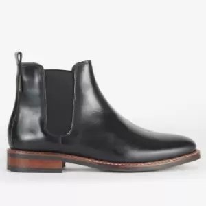 Barbour Womens Foxton Leather Chelsea Boots - Black - UK 3