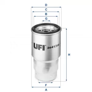 24.413.00 UFI Fuel Filter