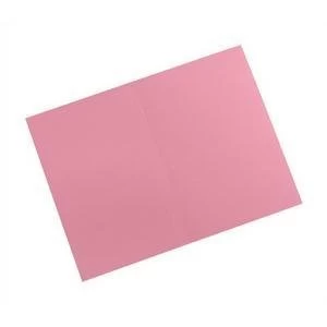 5 Star Foolscap Square Cut Folders Manilla 315gm2 Pink 1 x Pack of 100 Folders
