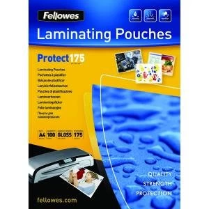 Fellowes A4 Protect Laminating Pouch 350 Micron Pack of 100 53087