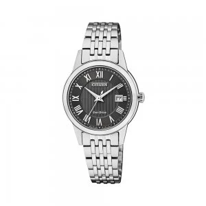 Citizen Eco-Drive Womens Stainless Steel Watch FE1080-51E