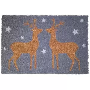 Charles Bentley Deer Coir Doormat 40 x 60cm - wilko