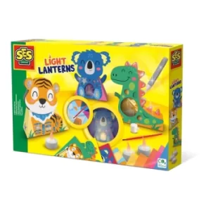 SES CREATIVE Childrens Light Lanterns Set, Unisex, Five Years and Above, Multi-colour (14717)