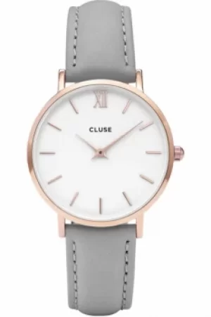 Ladies Cluse Minuit Leather Watch CL30002