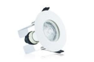 Integral Evofire 70mm cut-out IP65 Fire Rated Downlight with Insulation Guard and GU10 holder