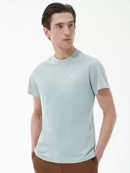 Barbour Austwick Ribbed T-Shirt - Blue Size M, Men