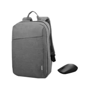 Lenovo 15.6" B210 Laptop Casual Backpack Case and Lenovo 400 1200 DPI Ambidextrous Wireless Mouse