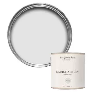 Laura Ashley Silver White Matt Emulsion Paint, 2.5L
