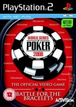 World Series of Poker 2008 Battle for the Bracelets PS2 Gam