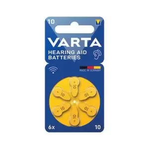 Varta Hearing Aid Batteries 10 Pack of 6 24610101416 VR39357