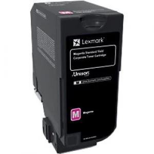 Lexmark 74C2SME Magenta Laser Toner Ink Cartridge