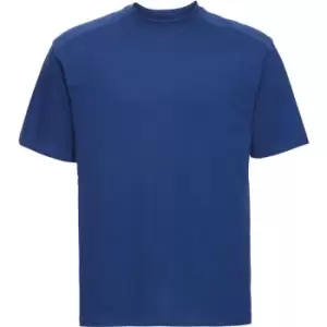 Russell Europe Mens Workwear Short Sleeve Cotton T-Shirt (XS) (Bright Royal) - Bright Royal