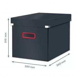 LEITZ StorageBox C&S Cosy Cube L velvet grey