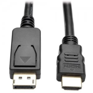 Tripp Lite Displayport 1.2 To HDMI Adapter Cable Dp With Latches To