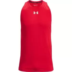 Under Armour Armour Baseline Cotton Tank - Red