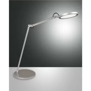 Fabas Luce Regina Integrated LED Table Lamp Aluminum Glass