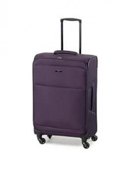 Rock Luggage Ever-Lite Medium 4-Wheel Suitcase - Purple