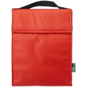 Bullet Triangle Non Woven Lunch Cooler Bag (One Size) (Red)