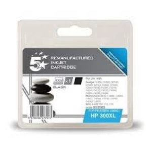 5 Star Office HP 300XL Black Inkjet Cartridge