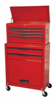 Hilka 8-Drawer Combination Chest and Cabinet