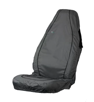 Car Seat Cover Air Bag Compatible - Front Single - Grey TOWN & COUNTRY ABCGRY